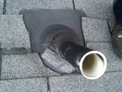Kennesaw's Best Gutter Cleaners' Certainteed Certified roofers can replace your cracked and rotted vent boots.